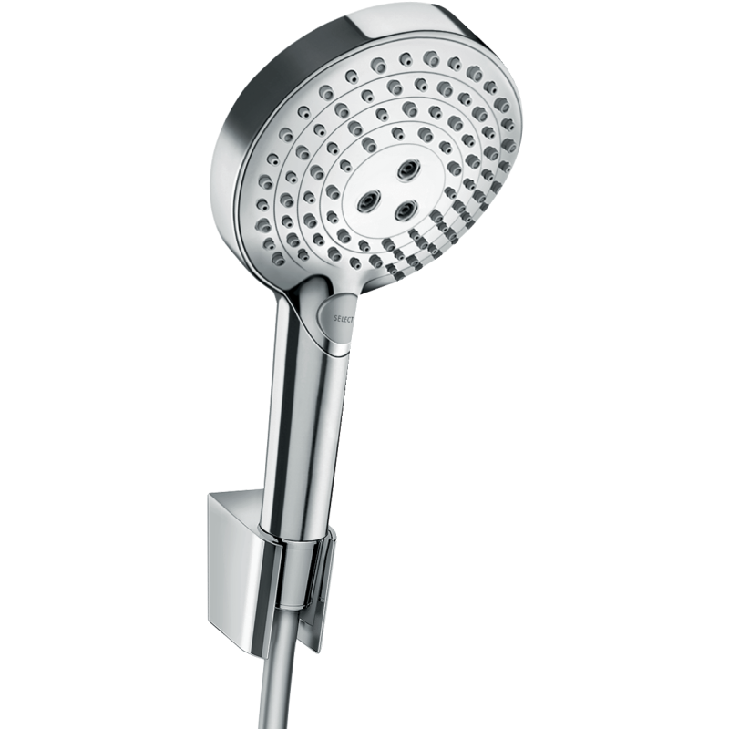 Punktowy zestaw prysznicowy 120 3jet PowderRain z wężem 125 cm Chrom Raindance Select S HANSGROHE 27669000