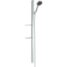 Zestaw prysznicowy 130 3jet EcoSmart z drążkiem 150cm i półkami Chrom Rainfinity HANSGROHE 27674000