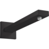 Ramię prysznicowe 39 cm, kwadratowe Czarny Matowy HANSGROHE 27694670
