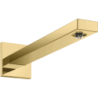 Ramię prysznicowe 39 cm, kwadratowe Złoty Optyczny Polerowany HANSGROHE 27694990