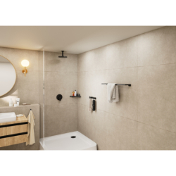 Przyłącze sufitowe 10 cm Czarny Matowy Vernis Blend HANSGROHE 27804670