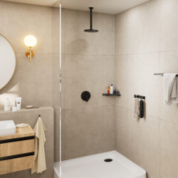 Przyłącze sufitowe 30 cm Czarny Matowy Vernis Blend HANSGROHE 27805670