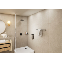 Ramię prysznicowe 24 cm Czarny Matowy Vernis Blend HANSGROHE 27809670