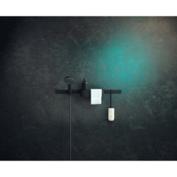 Panel ścienny 70 cm Czarny Matowy WallStoris HANSGROHE 27904670