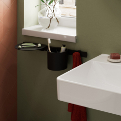 Kubek Czarny Matowy WallStoris HANSGROHE 27921670