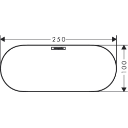 Pokrywka na pudełko Biały Matowy WallStoris HANSGROHE 27925700