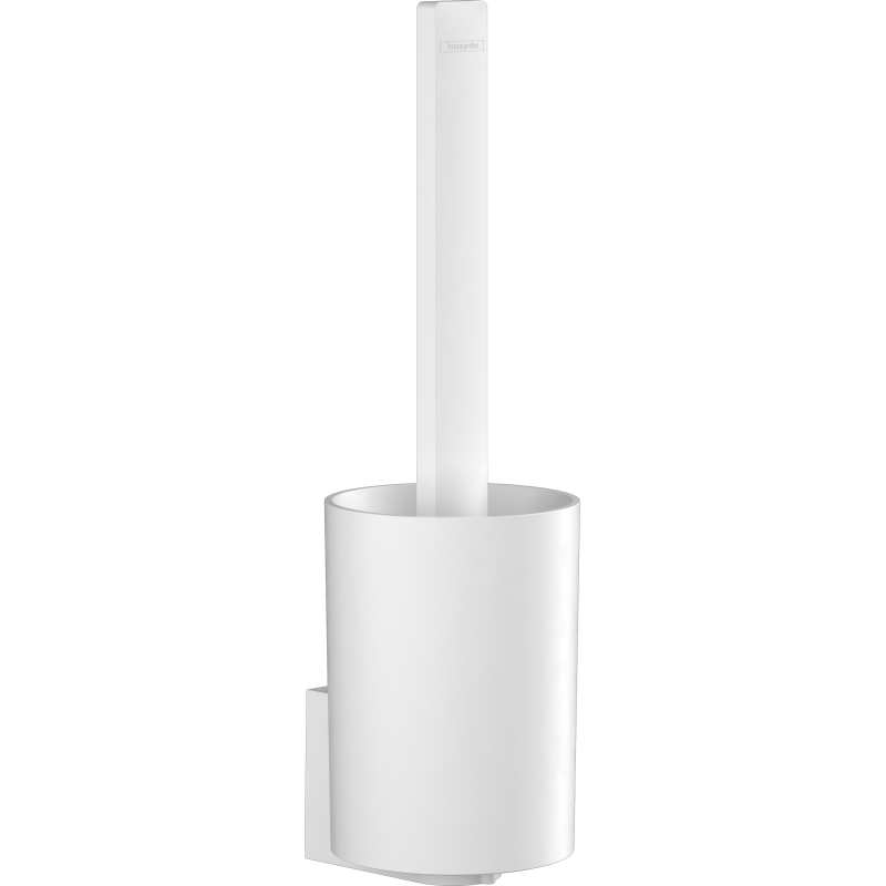 Szczotka do WC z pojemnikiem, ścienna Biały Matowy WallStoris HANSGROHE 27927700