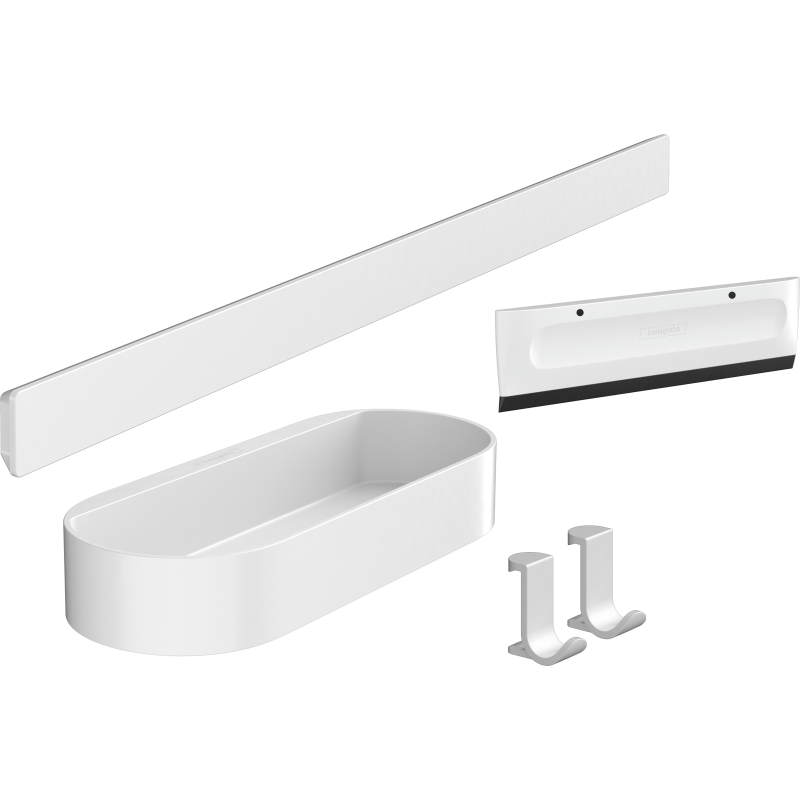 Pakiet prysznicowy Biały Matowy WallStoris HANSGROHE 27967700