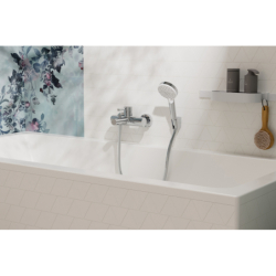 Pakiet prysznicowy Biały Matowy WallStoris HANSGROHE 27967700