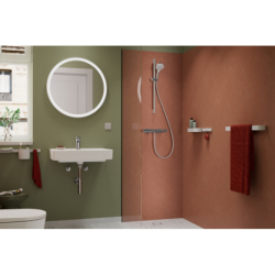 Pakiet prysznicowy Biały Matowy WallStoris HANSGROHE 27967700