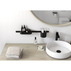 Pakiet łazienkowy Czarny Matowy WallStoris HANSGROHE 27968670