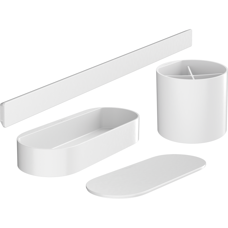 Pakiet łazienkowy Biały Matowy WallStoris HANSGROHE 27968700