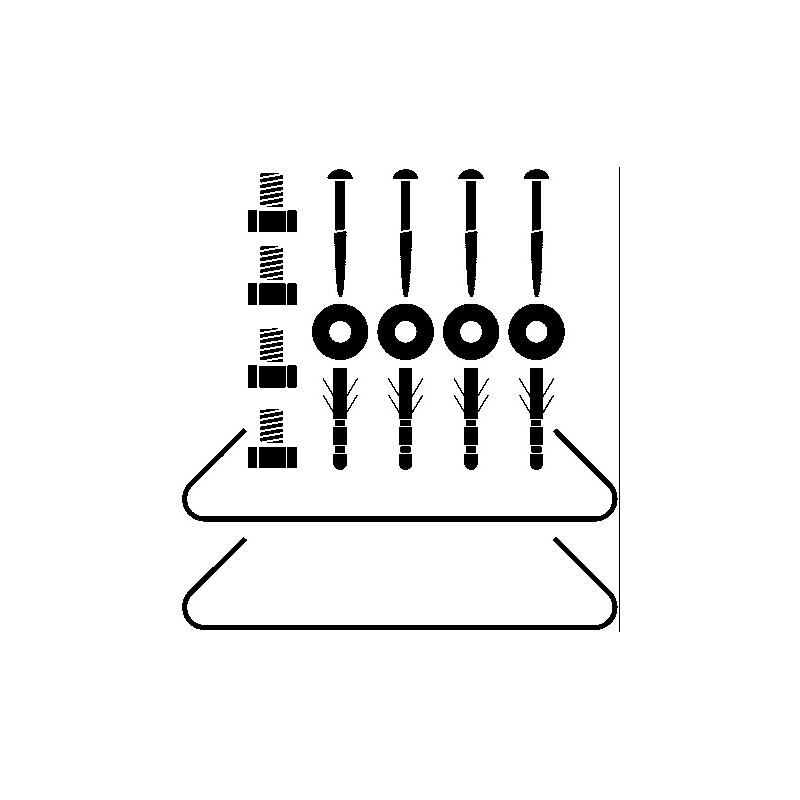Zestaw do montażu narożnego panela prysznicowego Raindance Lift 180 2jet Raindance Raindance Raindance HANSGROHE 27999000