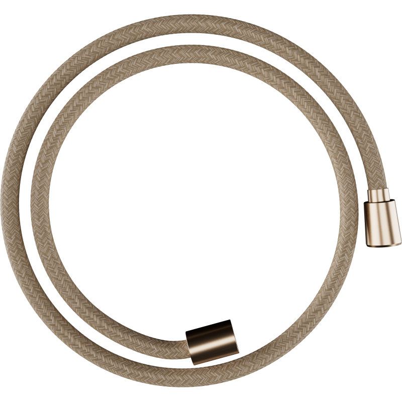 Wąż prysznicowy 125 cm, tekstylny Brąz Szczotkowany Designflex HANSGROHE 28220140