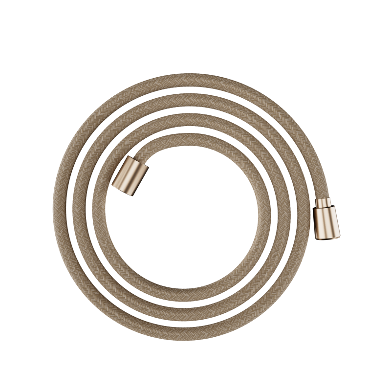Wąż prysznicowy 200 cm, tekstylny Brąz Szczotkowany Designflex HANSGROHE 28230140