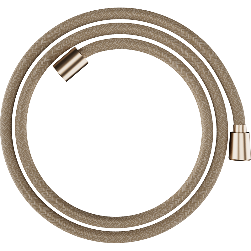 Wąż prysznicowy 160 cm, tekstylny Brąz Szczotkowany Designflex HANSGROHE 28260140