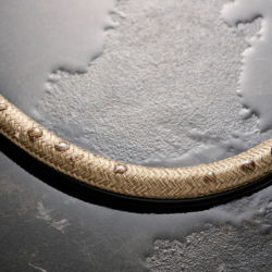 Wąż prysznicowy 160 cm, tekstylny Brąz Szczotkowany Designflex HANSGROHE 28260140