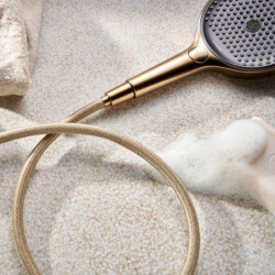 Wąż prysznicowy 160 cm, tekstylny Brąz Szczotkowany Designflex HANSGROHE 28260140