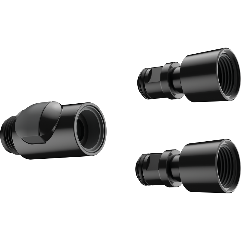 Zestaw szybkozłączek Czarny HANSGROHE 28346000