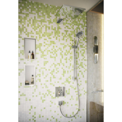 Drążek prysznicowy S Puro 90 cm z wężem Isiflex 160 cm Chrom Unica HANSGROHE 28631000