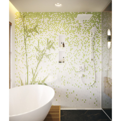 Drążek prysznicowy S Puro 90 cm z wężem Isiflex 160 cm Biały Matowy Unica HANSGROHE 28631700