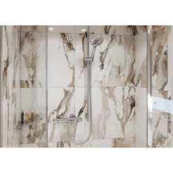 Drążek prysznicowy S Puro 65 cm z wężem Isiflex 160 cm Chrom Unica HANSGROHE 28632000