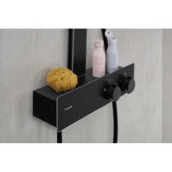 Komplet prysznicowy 250 1jet EcoSmart z termostatem ShowerTablet 350 Czarny Matowy Rainfinity HANSGROHE 28742670