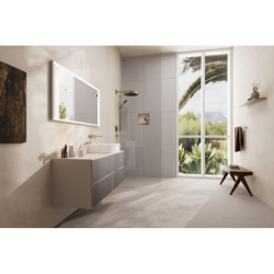 Set prysznic 130 3jet z drążkiem S Puro 90 cm PushSlider i wężem Designflex 160 cm Brąz brushed Rainfinity HANSGROHE 28743140