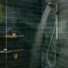 Suwak z przyciskiem Piaskowy (recycled) WallStoris Planet Edition HANSGROHE 28918210