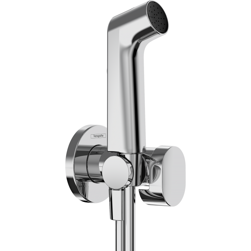 Główka prysznicowa Bidette 1 jet S EcoSmart dla wody zimnej z uchwytem i wężem prysznicowym 125 cm Chrom HANSGROHE 29230000