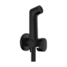 Główka prysznic. Bidette 1 jet S EcoSmart dla wody zimnej z uchwytem i wężem prysznicowym 125 cm Czarny mat HANSGROHE 29230670