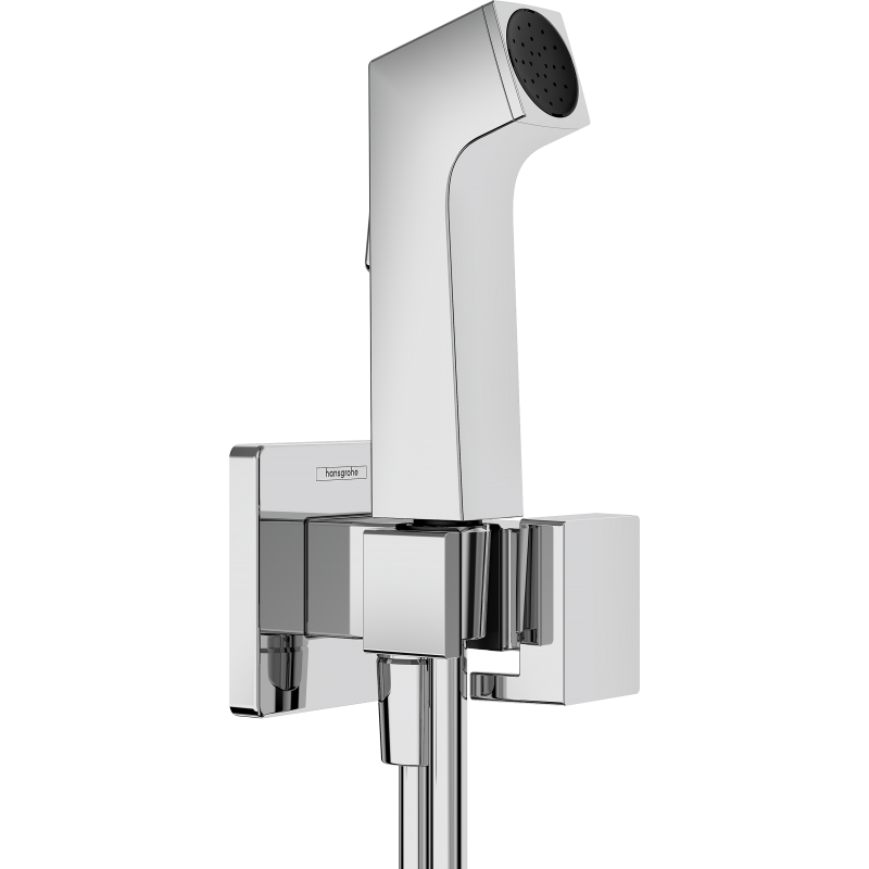 Główka prysznicowa Bidette 1 jet E EcoSmart dla wody zimnej z uchwytem i wężem prysznicowym 125 cm Chrom HANSGROHE 29231000