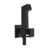 Główka prysznic. Bidette 1 jet E EcoSmart dla wody zimnej z uchwytem i wężem prysznicowym 125 cm Czarny mat HANSGROHE 29231670