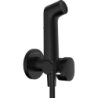 Główka prysznicowa Bidette 1jet S EcoSmart z mieszaczem, uchwytem i wężem prysznicowym 125 cm Czarny Matowy HANSGROHE 29232670