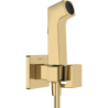 Główka prysznic. Bidette 1jet E EcoSmart z mieszaczem, uchwytem i wężem prysznicowym 125 cm Złoty poler HANSGROHE 29233990
