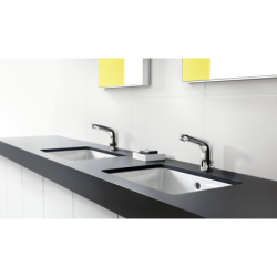 Elektroniczna bateria umywalkowa ze wstępną regulacją temperatury, zasilana z sieci 230 V Chrom Focus HANSGROHE 31174000