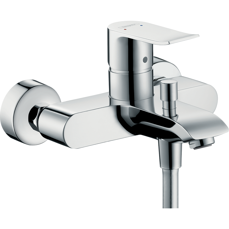 Jednouchwytowa bateria wannowa, natynkowa Chrom Metris HANSGROHE 31480000