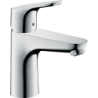 Jednouchwytowa bateria umywalkowa 100 LowFlow z kompletem odpływowym z cięgłem Chrom Focus HANSGROHE 31603000
