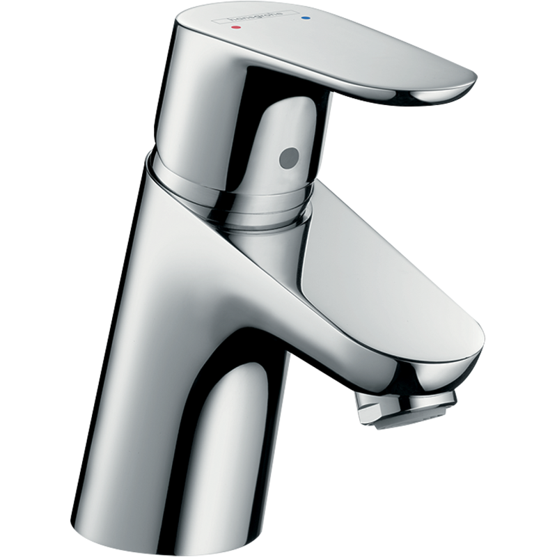 Jednouchwytowa bateria umywalkowa 70 z kompletem odpływowym Push-Open Chrom Focus HANSGROHE 31604000
