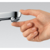 Jednouchwytowa bateria umywalkowa 100 z kompletem odpływowym z cięgłem Chrom Focus HANSGROHE 31607000