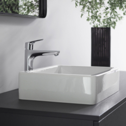 Jednouchwytowa bateria umywalkowa 190 z kompletem odpływowym z cięgłem Chrom Focus HANSGROHE 31608000