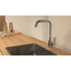 Jednouchwytowa bateria kuchenna 260, 1jet Chrom Focus M41 HANSGROHE 31820000