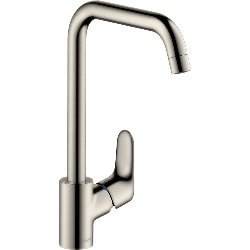 Jednouchwytowa bateria kuchenna 260, 1jet Stal Szlachetna Finish Focus M41 HANSGROHE 31820800