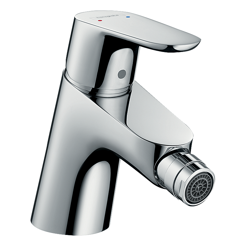 Jednouchwytowa bateria bidetowa z kompletem odpływowym z cięgłem Chrom Focus HANSGROHE 31920000