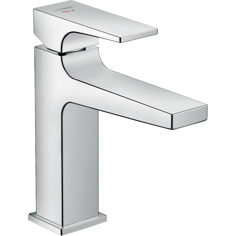 Jednouchwytowa bateria umywalkowa 110 CoolStart z kompletem odpływowym Push-Open Chrom Metropol HANSGROHE 32508000