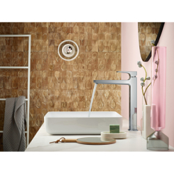 Jednouchwytowa bateria umywalkowa 260 do umywalek nablatowych z kompletem odpływowym Push-Open Chrom Metropol HANSGROHE 32512000