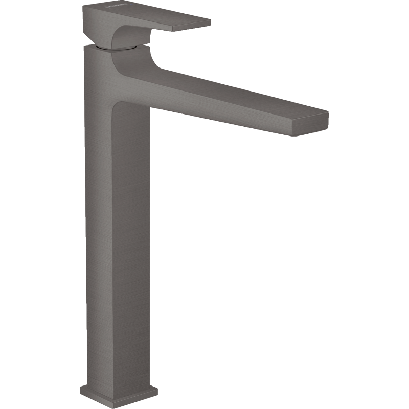 Bateria umywalkowa 260 do umywalek nablatowych z kpl odpływowym Push-Open Czarny Chrom Szczotkowany Metropol HANSGROHE 32512340