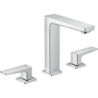 3-otworowa bateria umywalkowa 160 z uchwytami jednoramiennymi i kompletem odpływowym Push-Open Chrom Metropol HANSGROHE 32515000