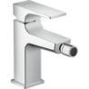 Jednouchwytowa bateria bidetowa z kompletem odpływowym Push-Open Chrom Metropol HANSGROHE 32520000