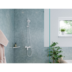 Jednouchwytowa bateria prysznicowa, natynkowa Biały Matowy Metropol HANSGROHE 32560700